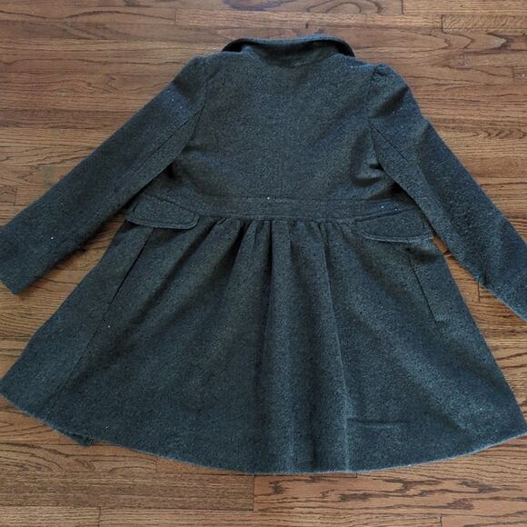 Gap Kids Girls Sequin dark grey Coat Jacket size Large GUC - Picture 5 of 6